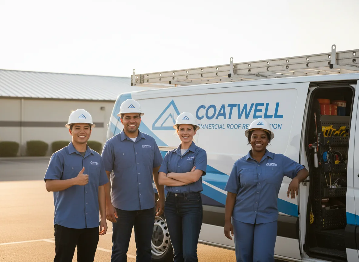 Commercial roof coating company in Neshkoro, WI